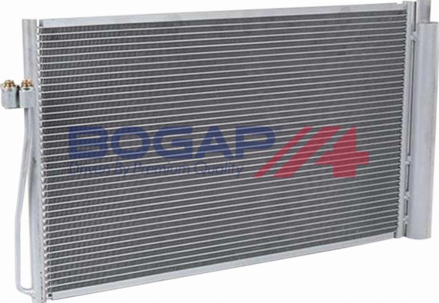 BOGAP B4117102 - Конденсатор, кондиціонер autozip.com.ua