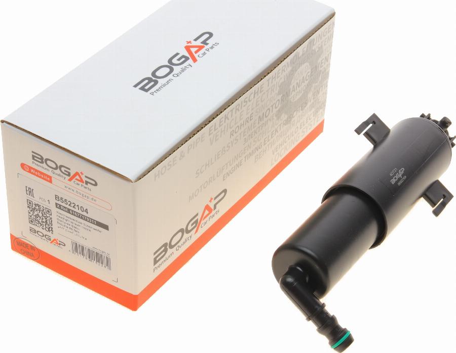 BOGAP B5522104 - Розпилювач, форсунка, система очищення фар autozip.com.ua