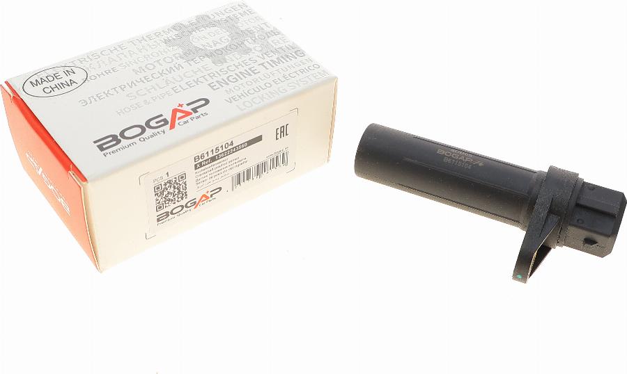 BOGAP B6115104 - Датчик імпульсів, колінчастий вал autozip.com.ua