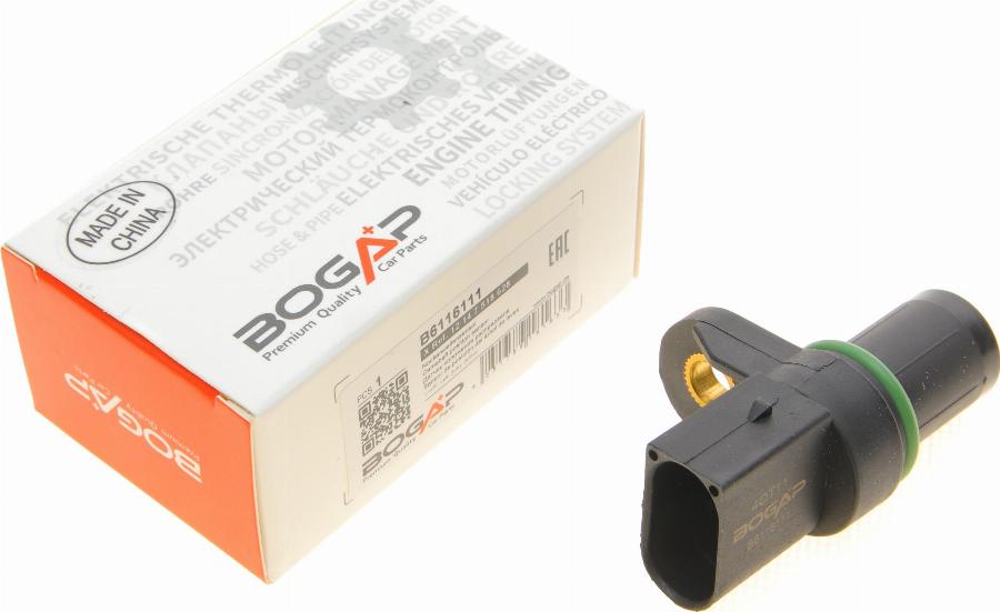 BOGAP B6116111 - Датчик, положення розподільного валу autozip.com.ua