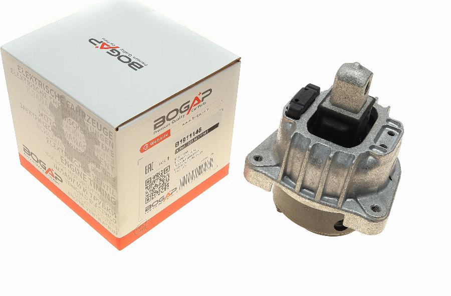 BOGAP B1911146 - Подушка, підвіска двигуна autozip.com.ua