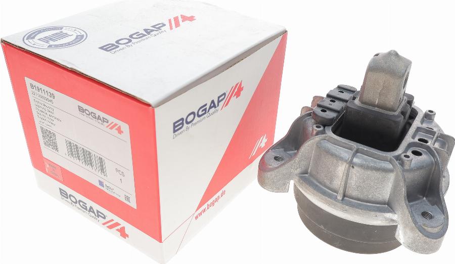 BOGAP B1911139 - Подушка, підвіска двигуна autozip.com.ua