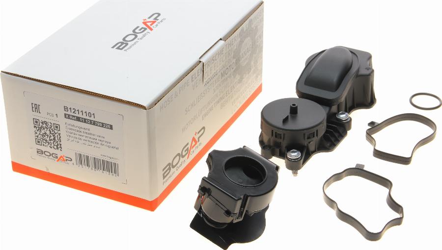BOGAP B1211101 - Клапан, відведення повітря з картера autozip.com.ua