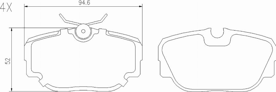 BOGAP B8210235 - Гальмівні колодки, дискові гальма autozip.com.ua