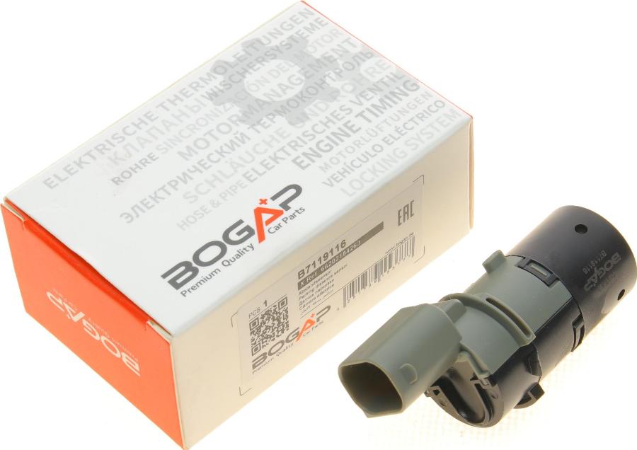 BOGAP B7119116 - Датчик, система допомоги при парковці autozip.com.ua