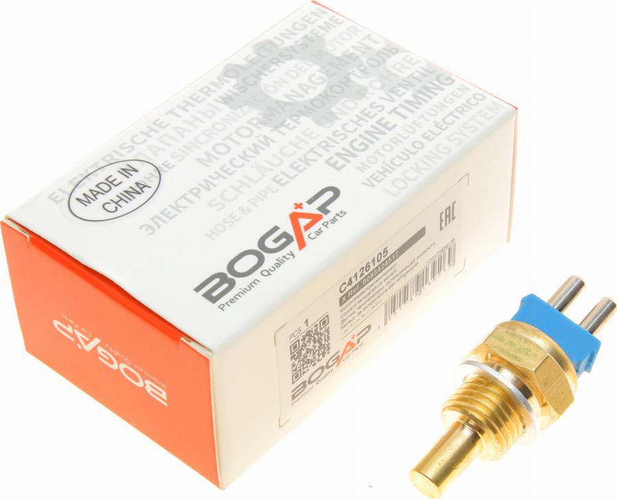 BOGAP C4126105 - Датчик, температура охолоджуючої рідини autozip.com.ua
