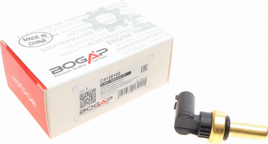 BOGAP C4126102 - Датчик, температура охолоджуючої рідини autozip.com.ua