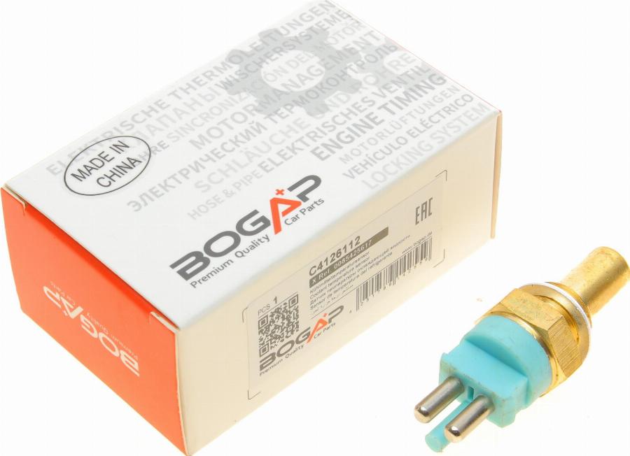 BOGAP C4126112 - Датчик, температура охолоджуючої рідини autozip.com.ua