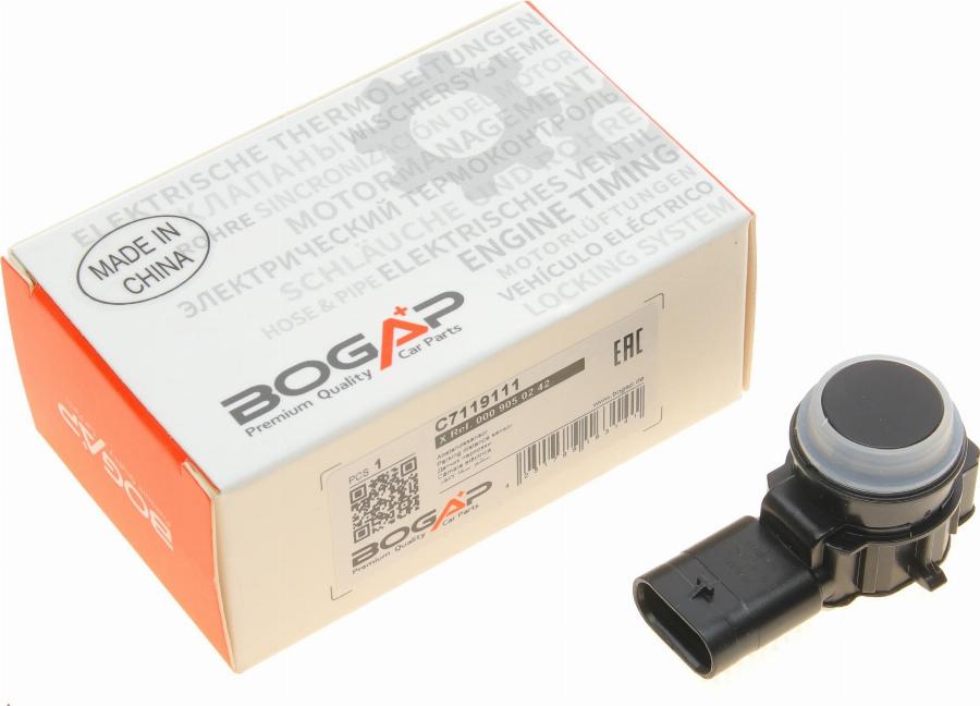 BOGAP C7119111 - Датчик, система допомоги при парковці autozip.com.ua