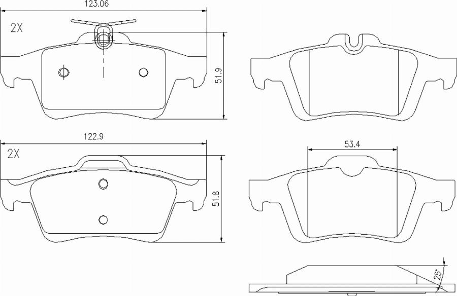 BOGAP F8210135 - Гальмівні колодки, дискові гальма autozip.com.ua