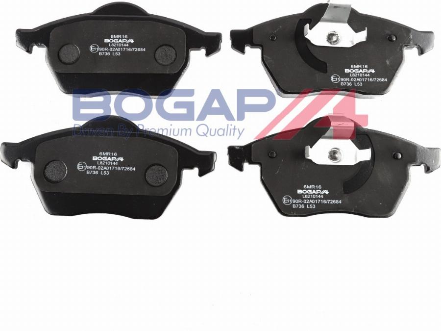 BOGAP L8210144 - Гальмівні колодки, дискові гальма autozip.com.ua