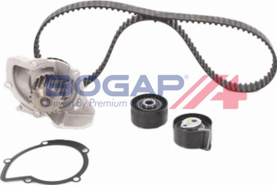 BOGAP P4234115 - Водяний насос + комплект зубчатого ременя autozip.com.ua