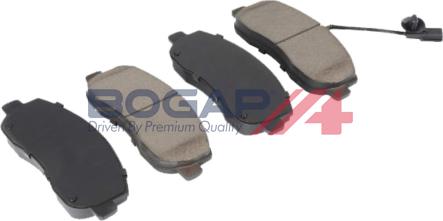 BOGAP R8210137 - Гальмівні колодки, дискові гальма autozip.com.ua