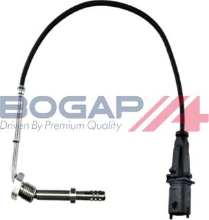 BOGAP U6120101 - Датчик, температура вихлопних газів autozip.com.ua