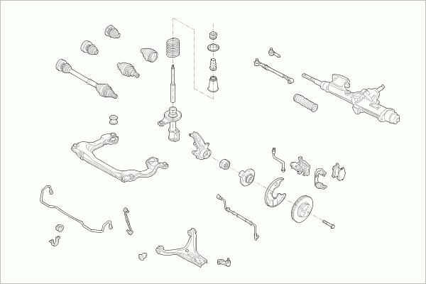 BOGE AUDI-80B4-FB009 - Рульове управління autozip.com.ua