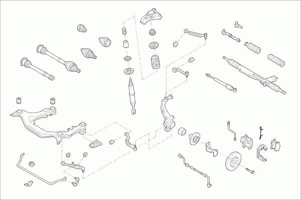 BOGE VW-PASSA-FB048 - Рульове управління autozip.com.ua