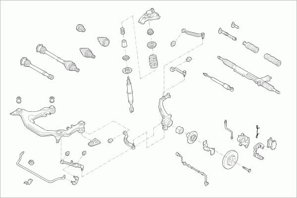 BOGE VW-PASSA-FB062 - Рульове управління autozip.com.ua