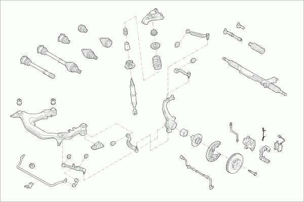 BOGE VW-PASSA-FB070 - Рульове управління autozip.com.ua