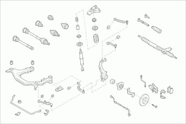 BOGE VW-PASSA-FB040 - Рульове управління autozip.com.ua