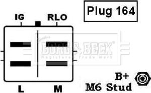 Borg & Beck BBA3016 - Генератор autozip.com.ua