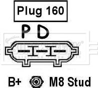 Borg & Beck BBA2503 - Генератор autozip.com.ua
