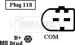 Borg & Beck BBA3038 - Генератор autozip.com.ua