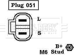 Borg & Beck BBA2824 - Генератор autozip.com.ua