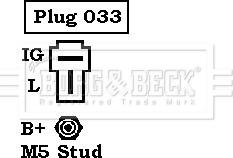 Borg & Beck BBA2066 - Генератор autozip.com.ua