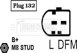 Borg & Beck BBA2956 - Генератор autozip.com.ua