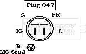 Borg & Beck BBA2897 - Генератор autozip.com.ua