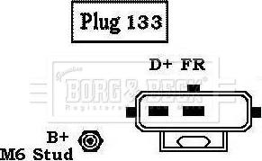 Borg & Beck BBA2318 - Генератор autozip.com.ua