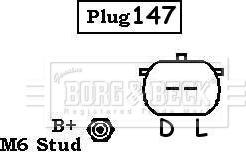 Borg & Beck BBA2891 - Генератор autozip.com.ua
