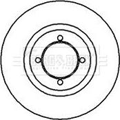 Borg & Beck BBD4906 - Гальмівний диск autozip.com.ua