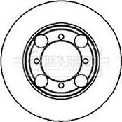 Borg & Beck BBD4989 - Гальмівний диск autozip.com.ua