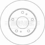 Borg & Beck BBD4445 - Гальмівний диск autozip.com.ua