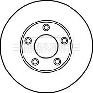 Borg & Beck BBD4447 - Гальмівний диск autozip.com.ua