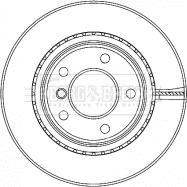 Borg & Beck BBD4467 - Гальмівний диск autozip.com.ua