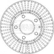 Borg & Beck BBD4483 - Гальмівний диск autozip.com.ua