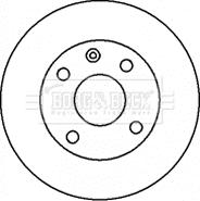 Borg & Beck BBD4435 - Гальмівний диск autozip.com.ua