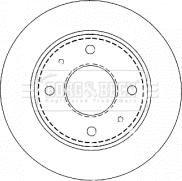 Borg & Beck BBD4478 - Гальмівний диск autozip.com.ua