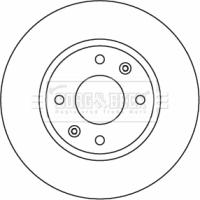 Borg & Beck BBD4592 - Гальмівний диск autozip.com.ua