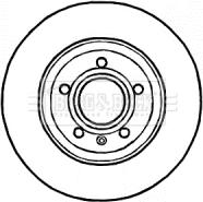 Borg & Beck BBD4545 - Гальмівний диск autozip.com.ua