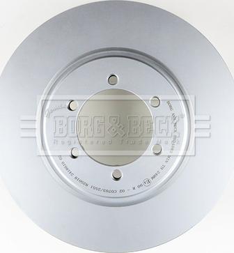Borg & Beck BBD4583 - Гальмівний диск autozip.com.ua
