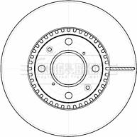 Borg & Beck BBD4537 - Гальмівний диск autozip.com.ua