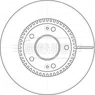 Borg & Beck BBD4524 - Гальмівний диск autozip.com.ua