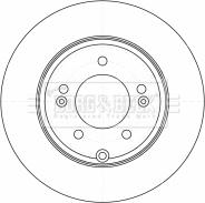 Borg & Beck BBD4525 - Гальмівний диск autozip.com.ua