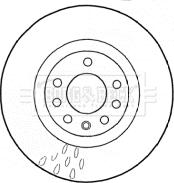 Borg & Beck BBD4576 - Гальмівний диск autozip.com.ua