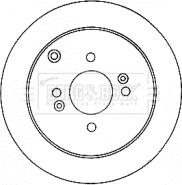 MDR MRD-2H01 - Гальмівний диск autozip.com.ua