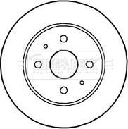 Borg & Beck BBD4698 - Гальмівний диск autozip.com.ua