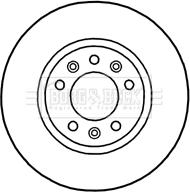 Borg & Beck BBD4697 - Гальмівний диск autozip.com.ua